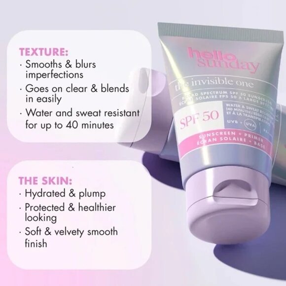 Hello Sunday The Invisible One Makeup Primer NIB - Picture 6 of 12